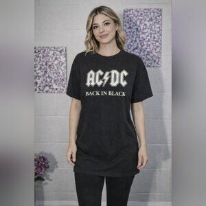 AC/DC Black Graphic T-Shirt